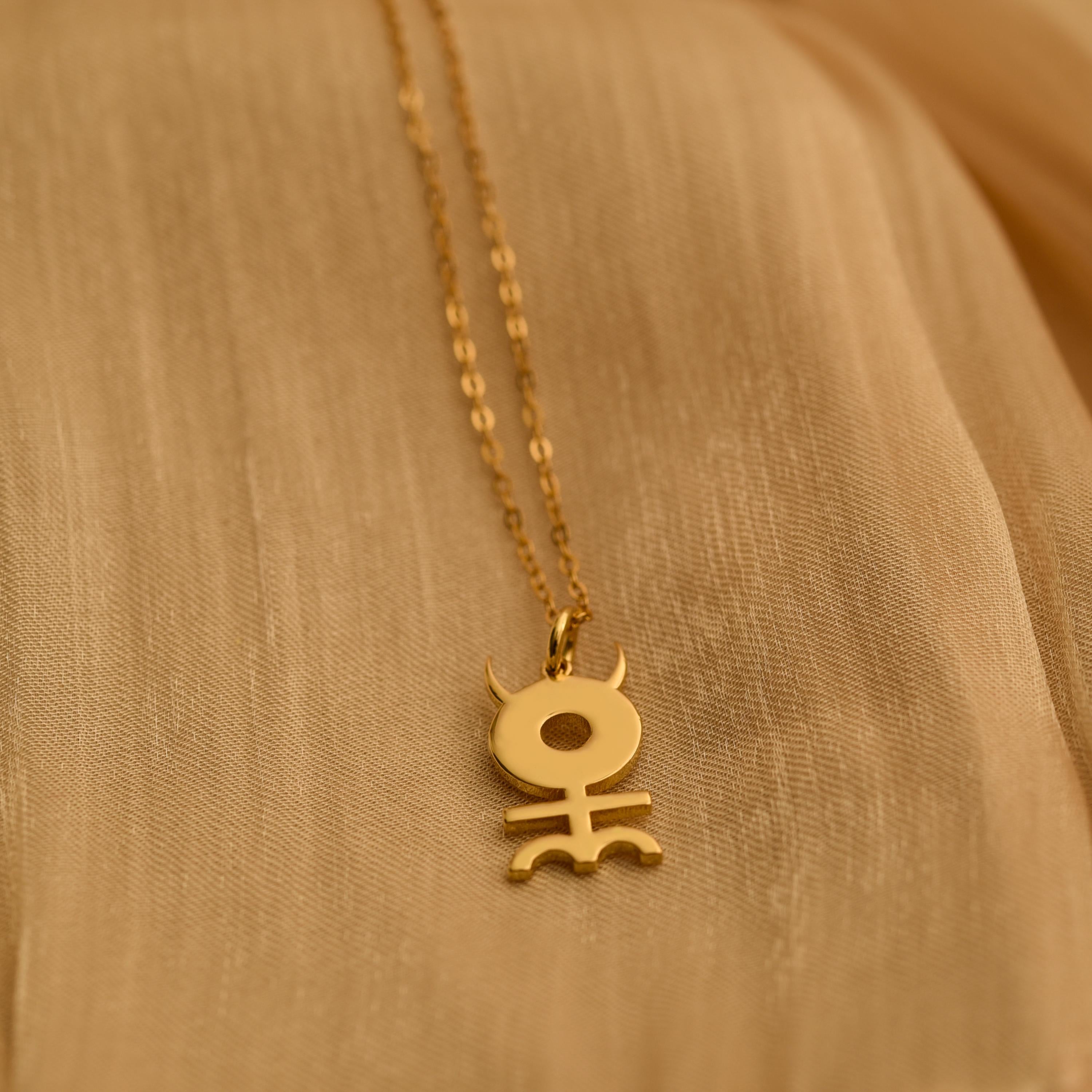 Hieroglyphic Monad Necklace, John Dee Alchemy Symbol Pendant