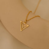 18K Gold Dragon's Eye Necklace, Magic Symbol Pendant, Spiritual Jewelry, Unique Gift for Her, Modern Gold Necklace, Energy Necklace, GS0142