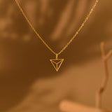 18K Gold Dragon's Eye Necklace, Magic Symbol Pendant, Spiritual Jewelry, Unique Gift for Her, Modern Gold Necklace, Energy Necklace, GS0142