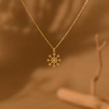 18K Gold Helm of Awe Necklace, Magic Symbol Pendant, Viking Protection Rune, Spiritual Jewelry, Unique Gift for Her, Rune Necklace, GS0143