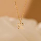 18K Gold Well of Wishes Necklace, Occult Symbol Pendant, Spiritual Jewelry, Unique Gift for Her, Birthday Gift, Gift for Witch, GS0141