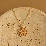 Ollin Aztec Symbol Necklace