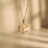 Antahkarana Necklace, Reiki Symbol Necklace, Spiritual Energy Pendant, Gift for Her, Meditation Jewelry, Healing Balance Necklace, GS0150