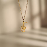 Cho Ku Rei Necklace, The Power Symbol Jewelry, Reiki Necklace, Gift for Her, Spiritual Energy Pendant, Meditation Jewelry, GS0151