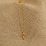 Serpent Cross Necklace