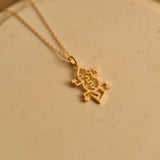 Aztec Lizard Necklace, Ancient Symbol Pendant, Handmade Jewelry, Gift for Her, Fashion Accessory, Cultural Inspired Necklace, GS0162