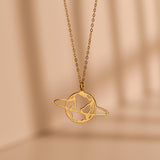 Saturn Planet Necklace