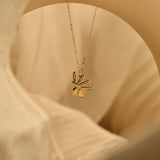 Olive Branch Necklace