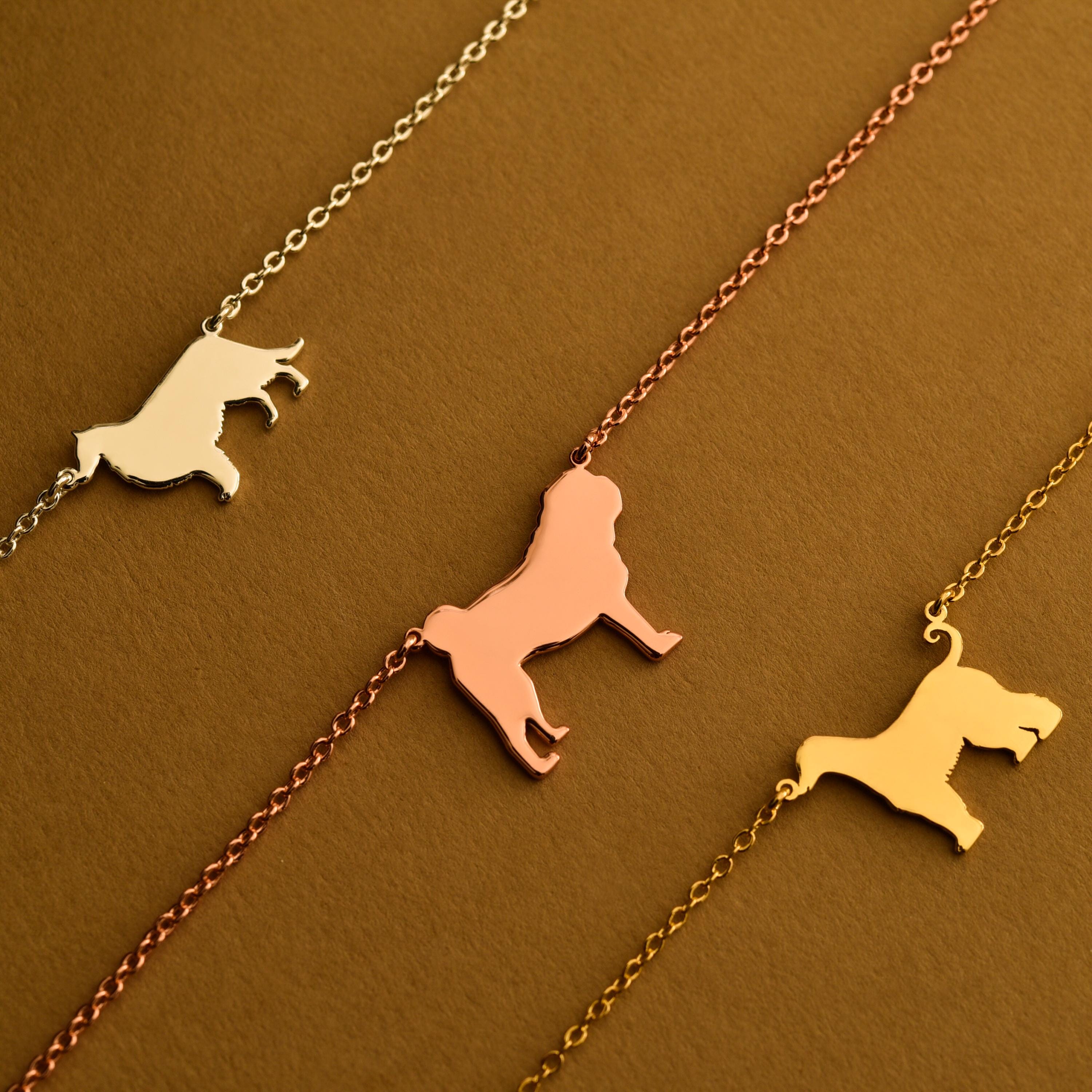 Dog Outline Necklace