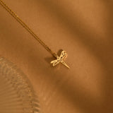 Origami Dragonfly Necklace