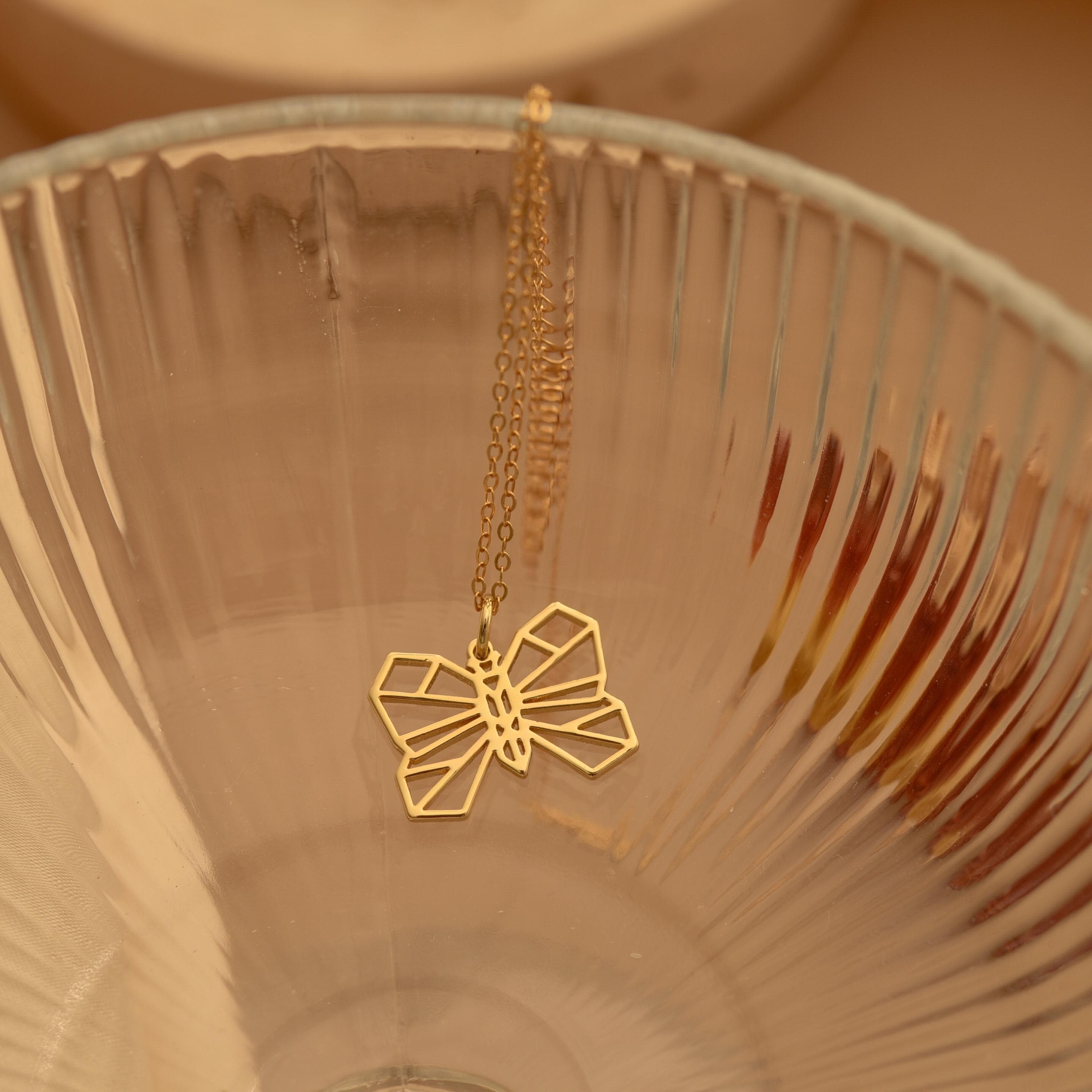 Origami Butterfly Necklace