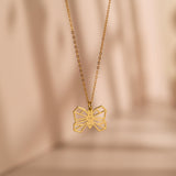 Origami Butterfly Necklace