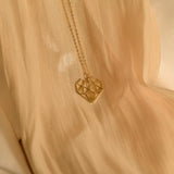 Origami Heart Necklace