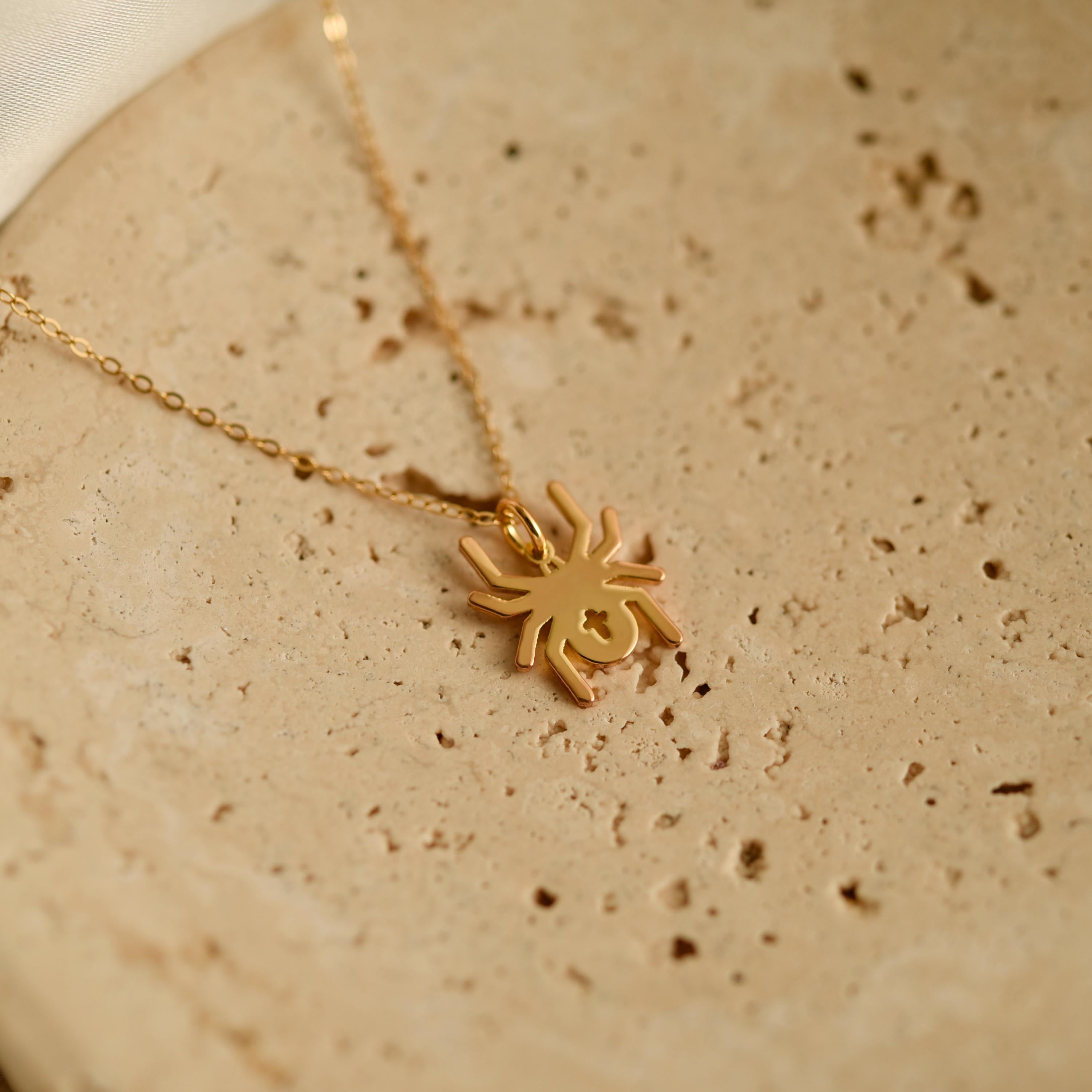 Spider Pendant Necklace
