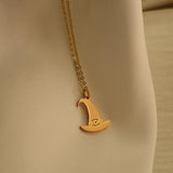 itch Hat Pendant Necklace
