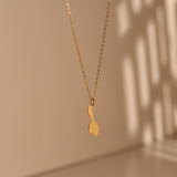 Witch Broom Pendant Necklace