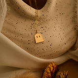 Ghost Pendant Necklace