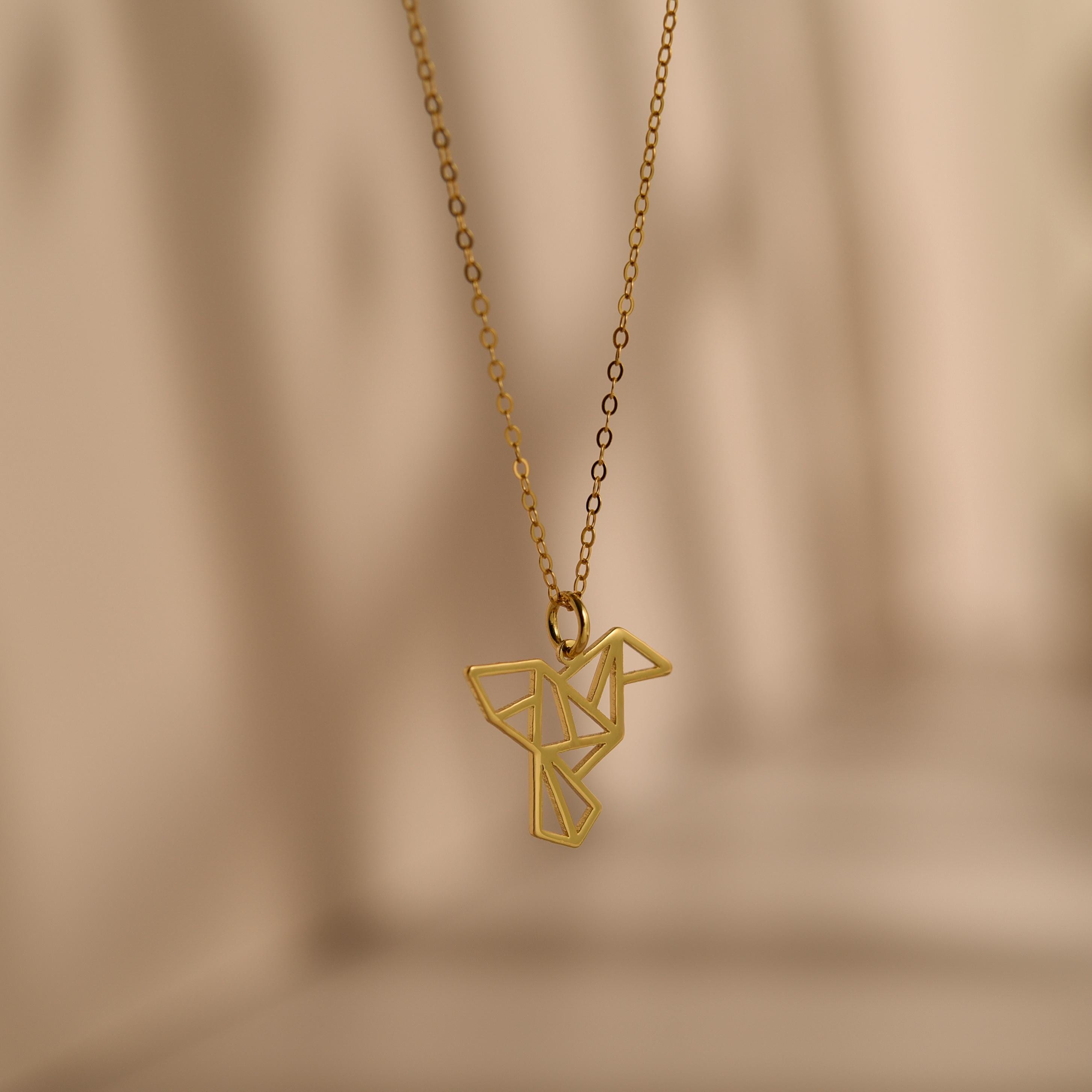 Origami Dove Necklace