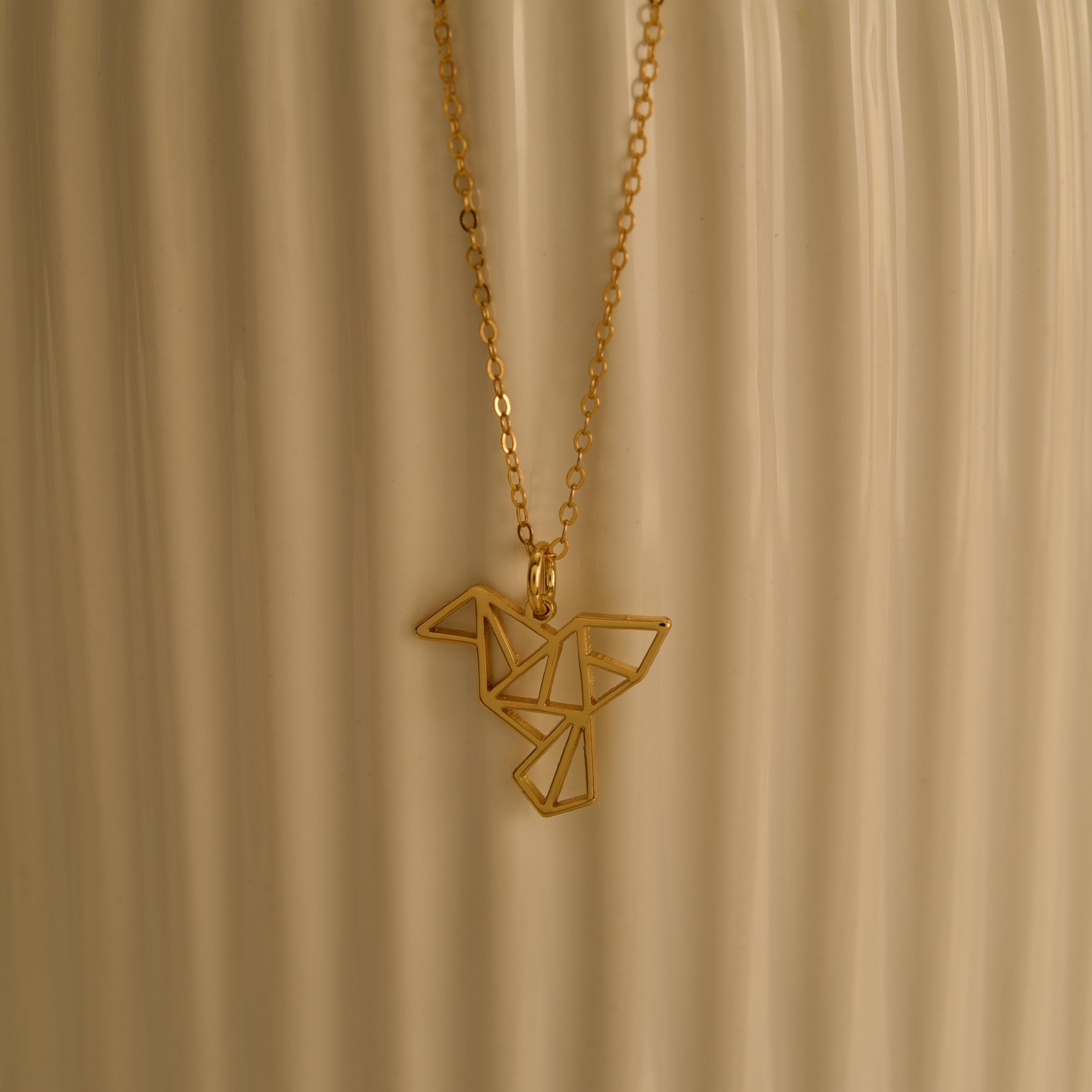 Origami Dove Necklace