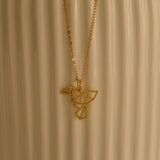 Origami Dove Necklace
