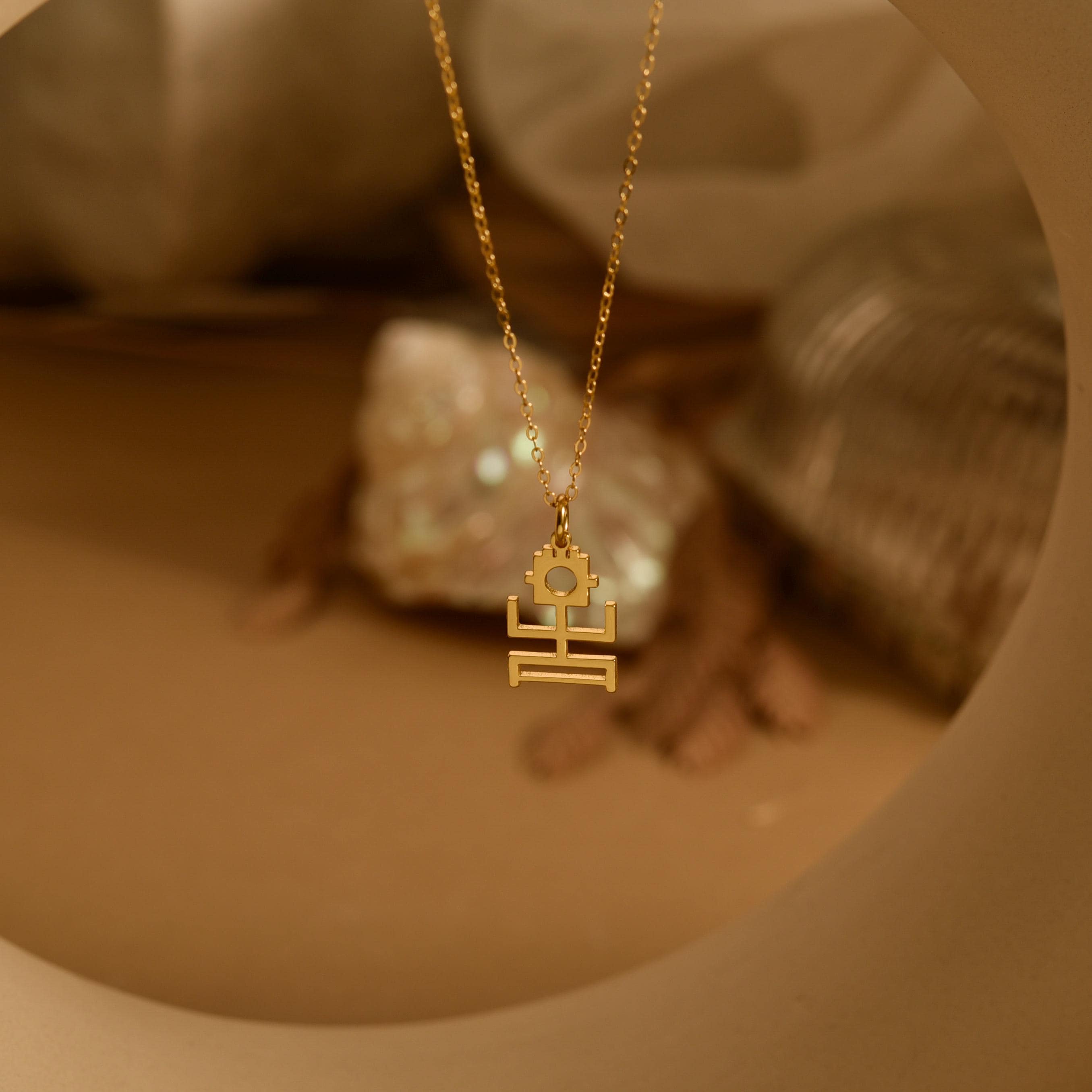Shamanic Figure Pendant Necklace