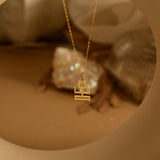 Shamanic Figure Pendant Necklace