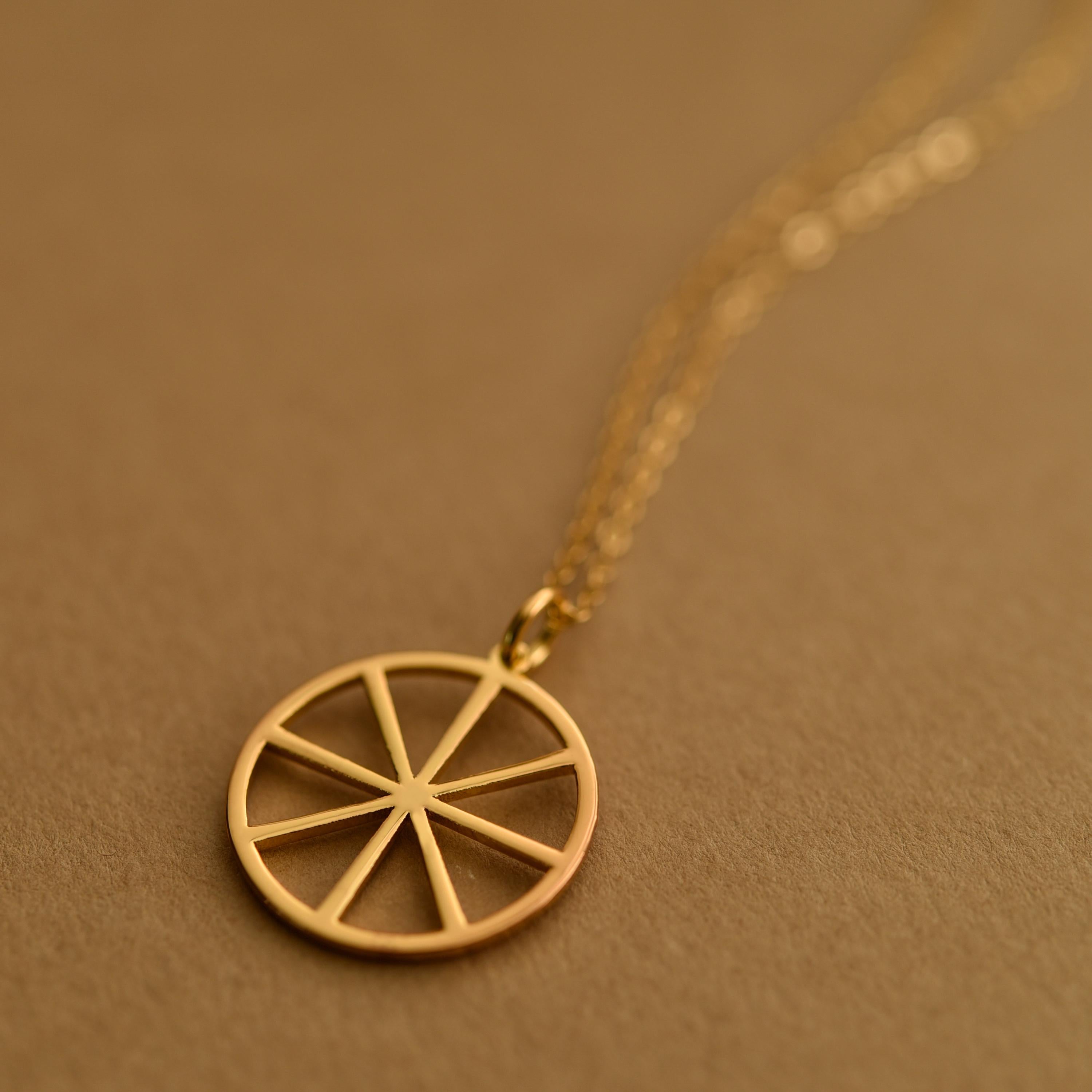 Wheel of Dharma Necklace