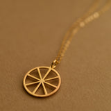 Wheel of Dharma Necklace