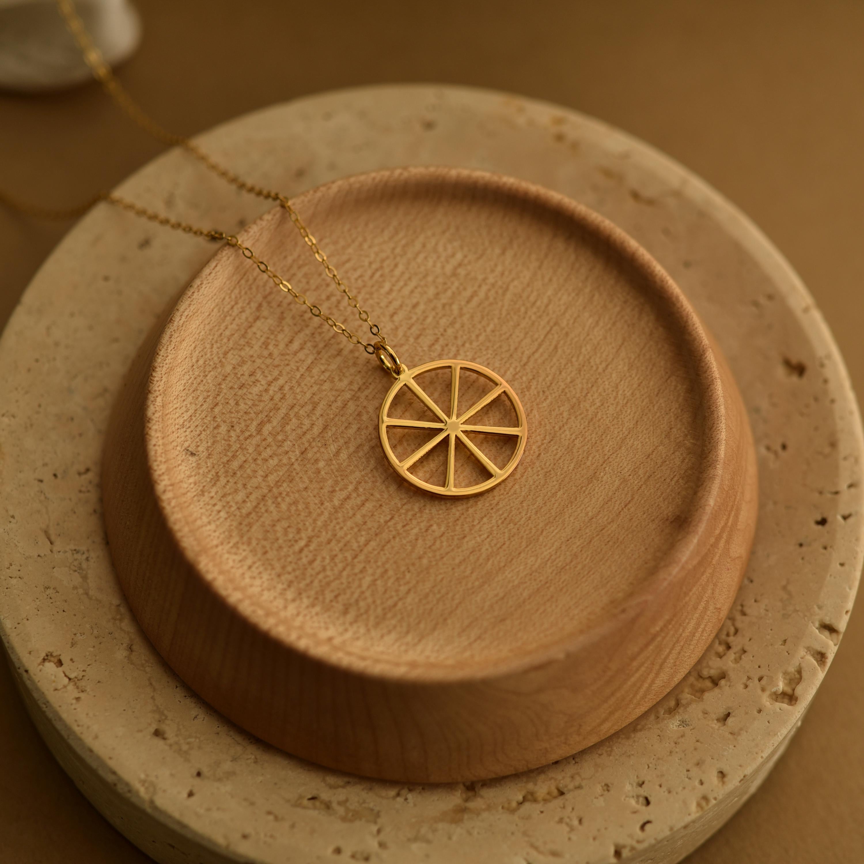 Wheel of Dharma Necklace