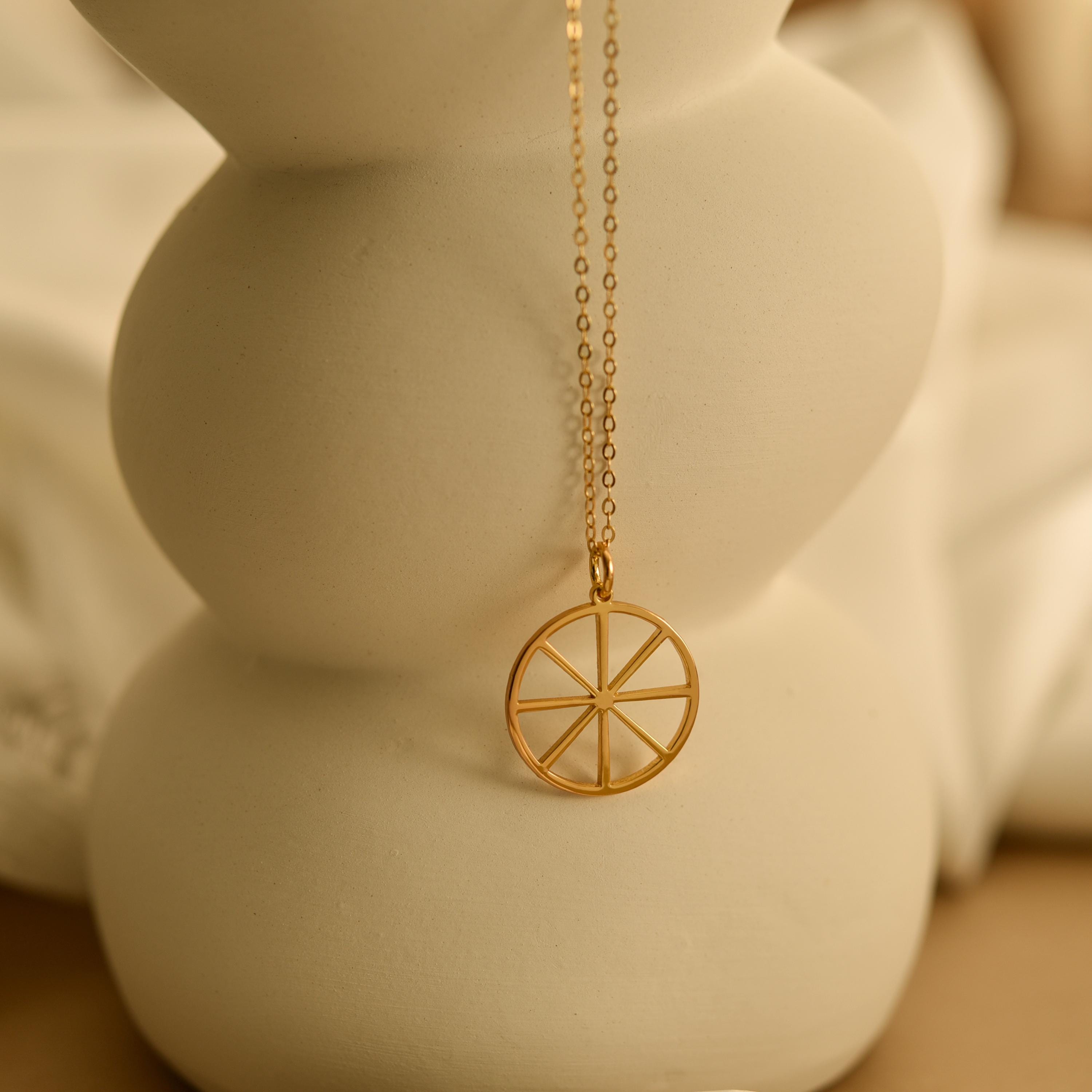 Wheel of Dharma Necklace
