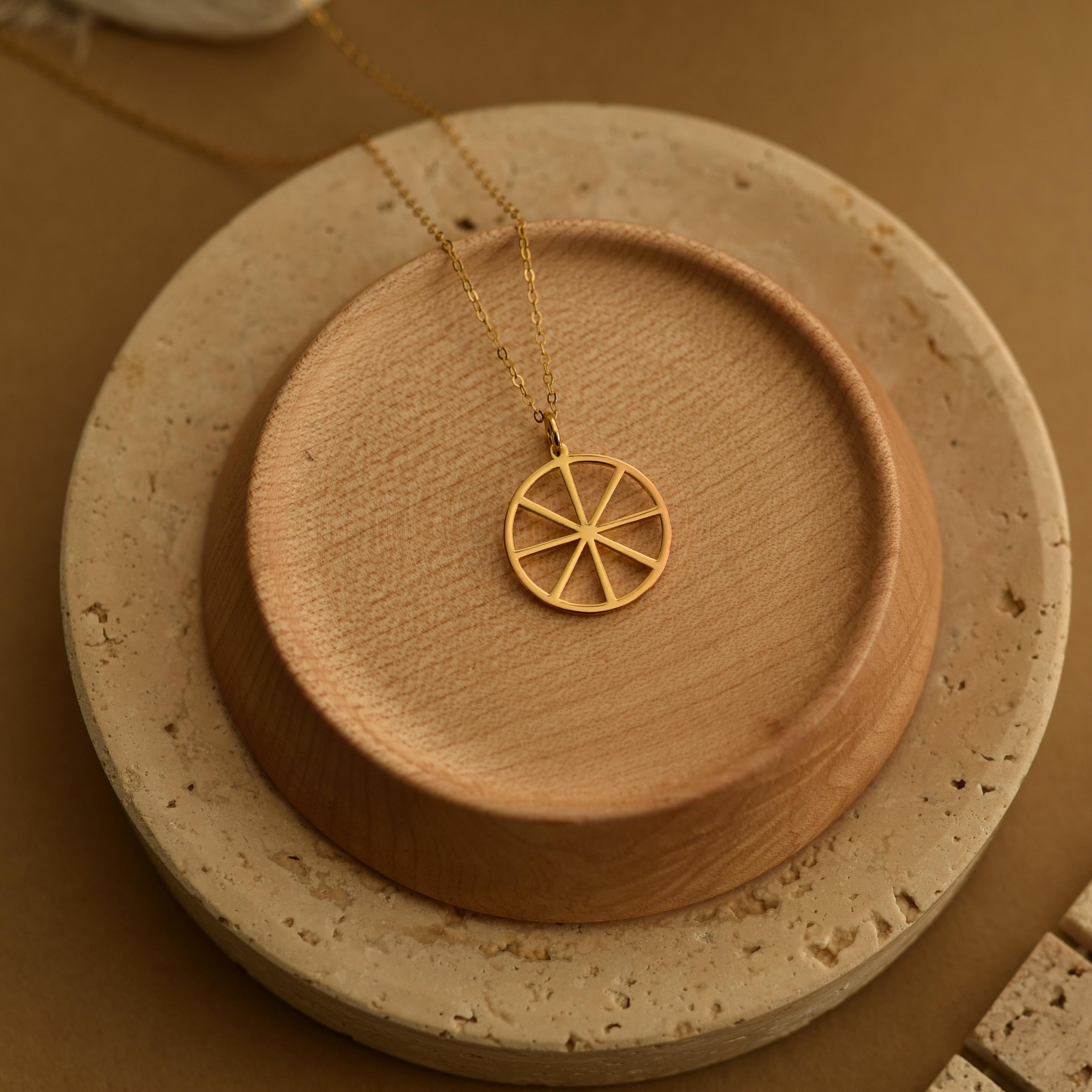 Wheel of Dharma Necklace