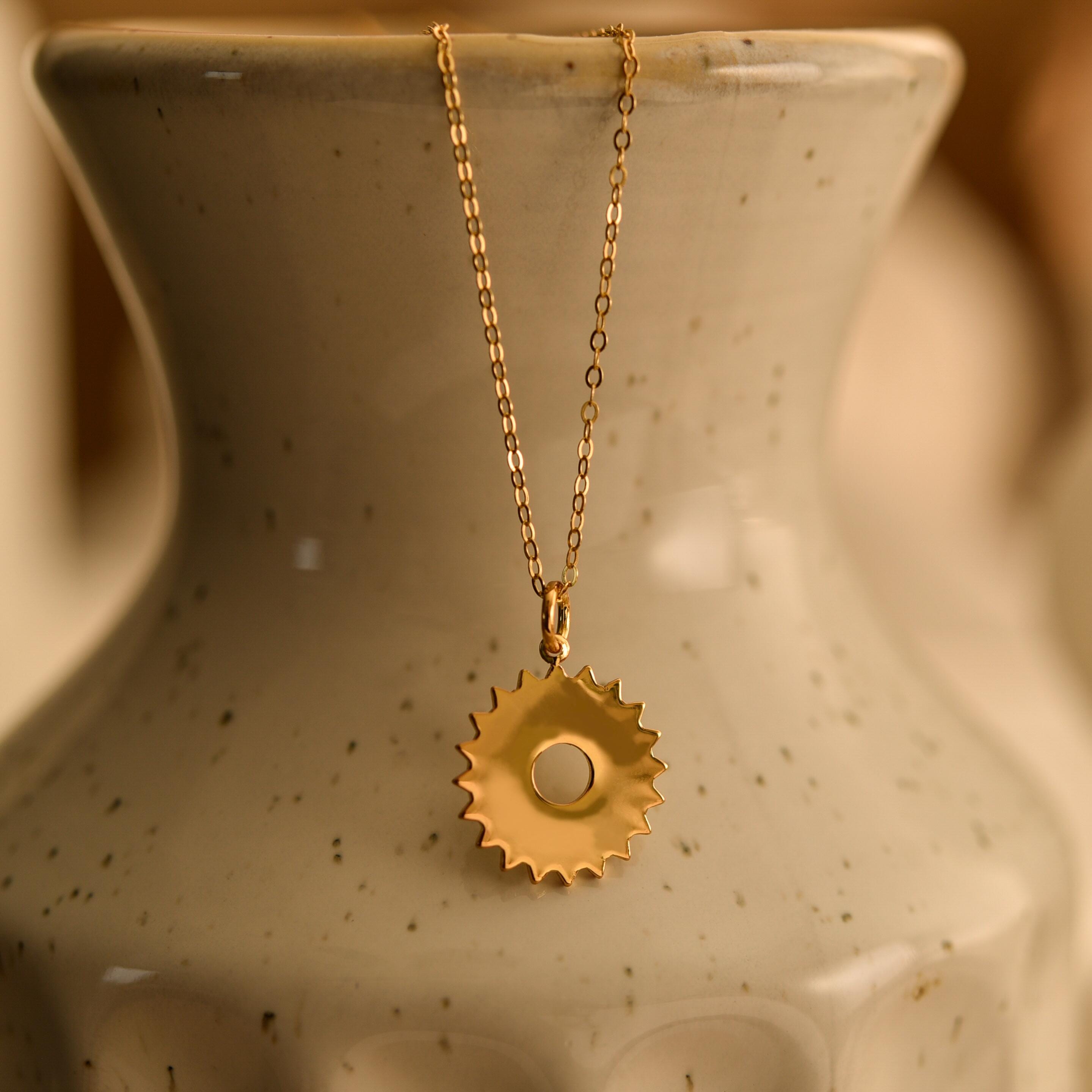 Gear Pendant Necklace