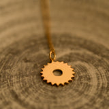 Gear Pendant Necklace