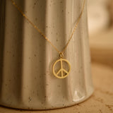 Peace Sign Necklace