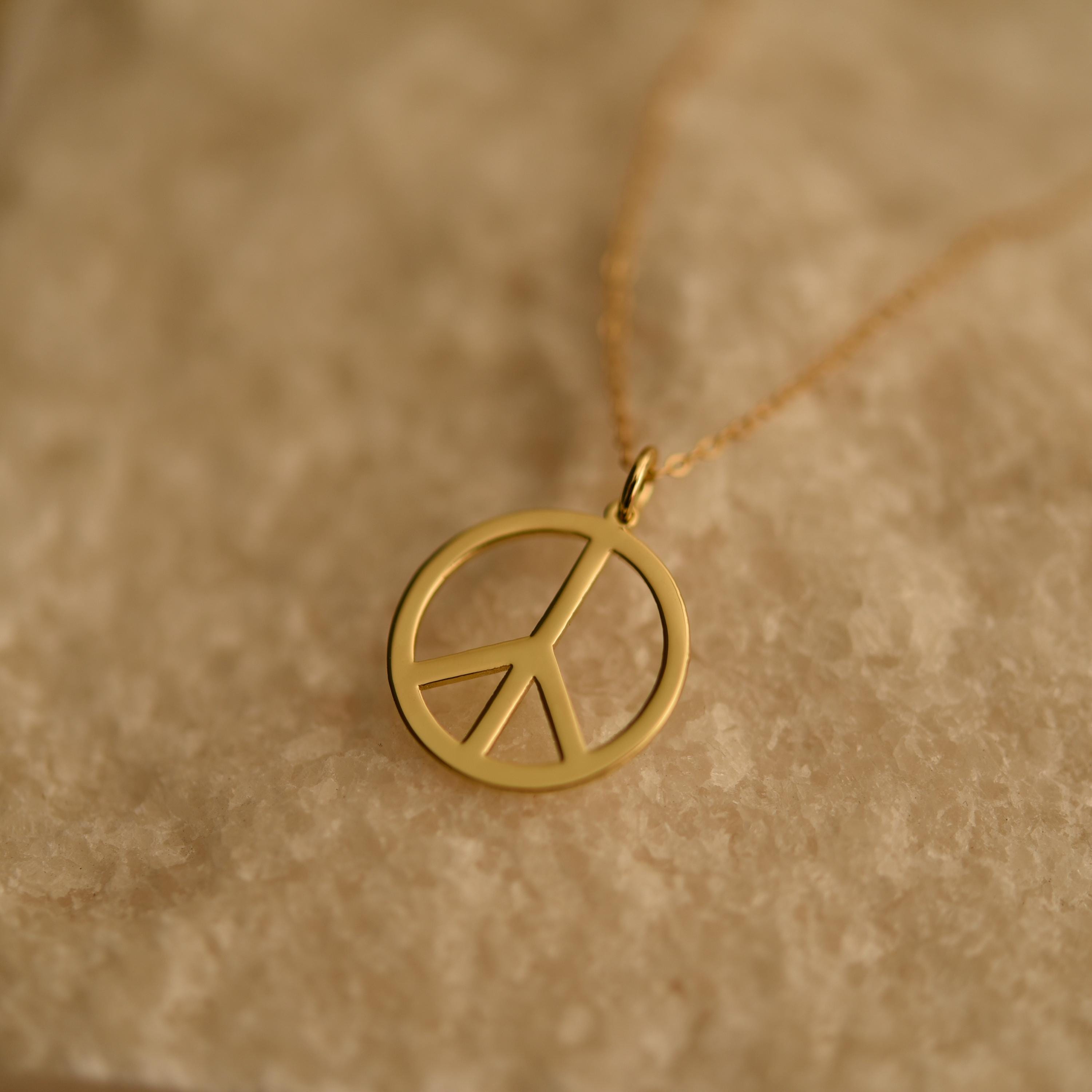 Peace Sign Necklace