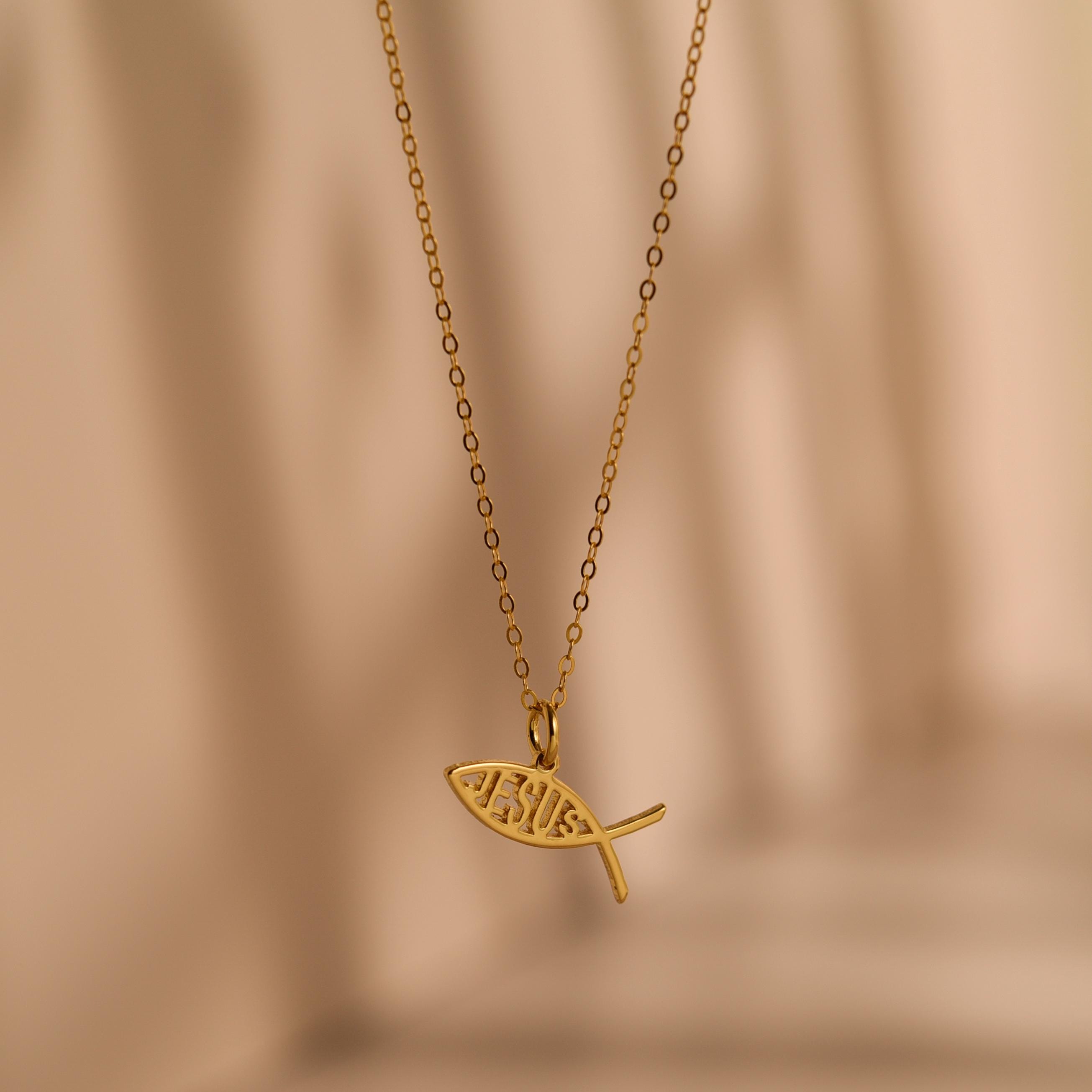 Jesus Fish Necklace