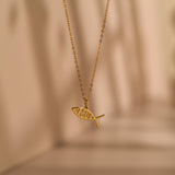 Jesus Fish Necklace
