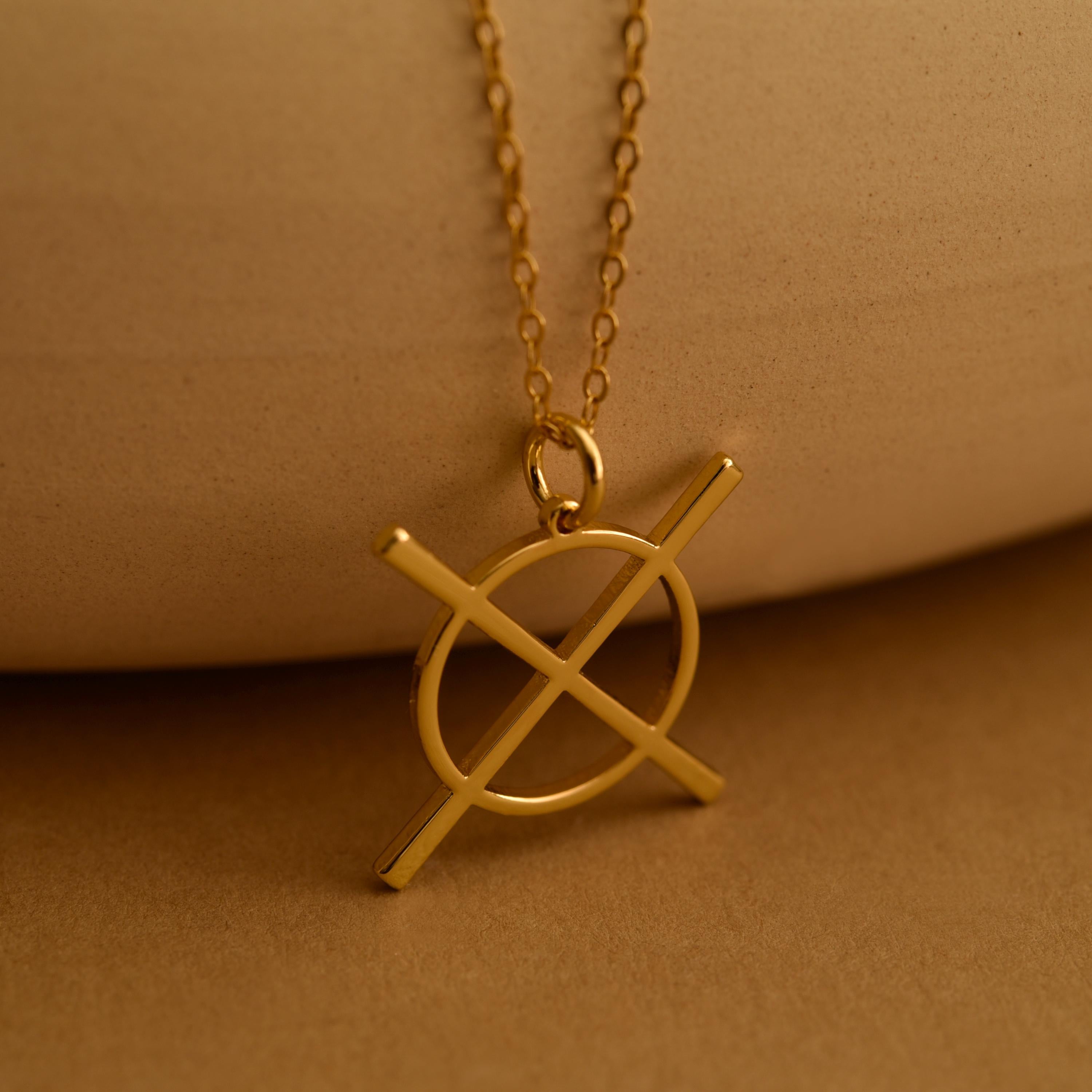 Protection Circle Necklace