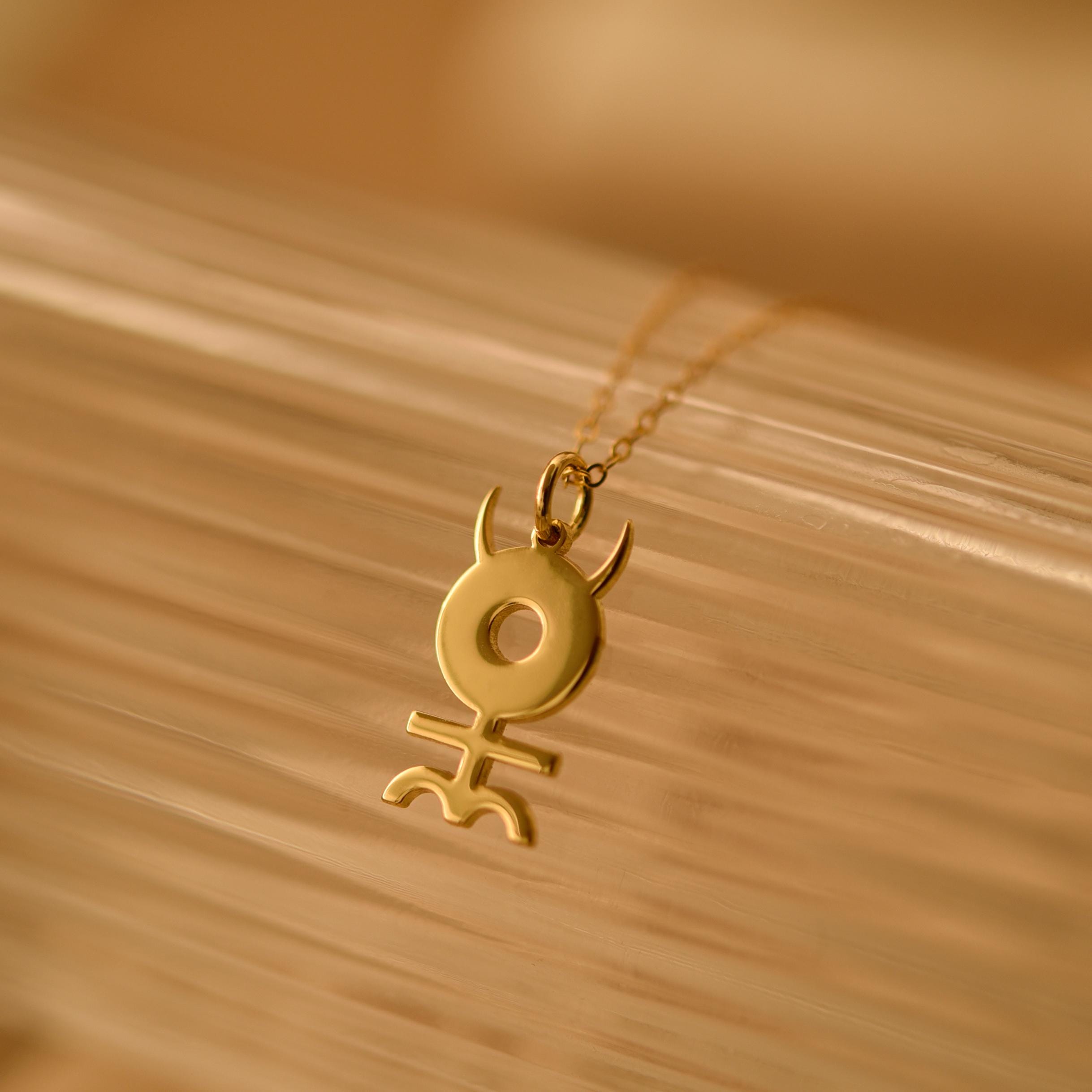 Hieroglyphic Monad Necklace, John Dee Alchemy Symbol Pendant