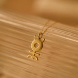 Hieroglyphic Monad Necklace, John Dee Alchemy Symbol Pendant