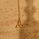 Triquetra Necklace, Celtic Knot Pendant