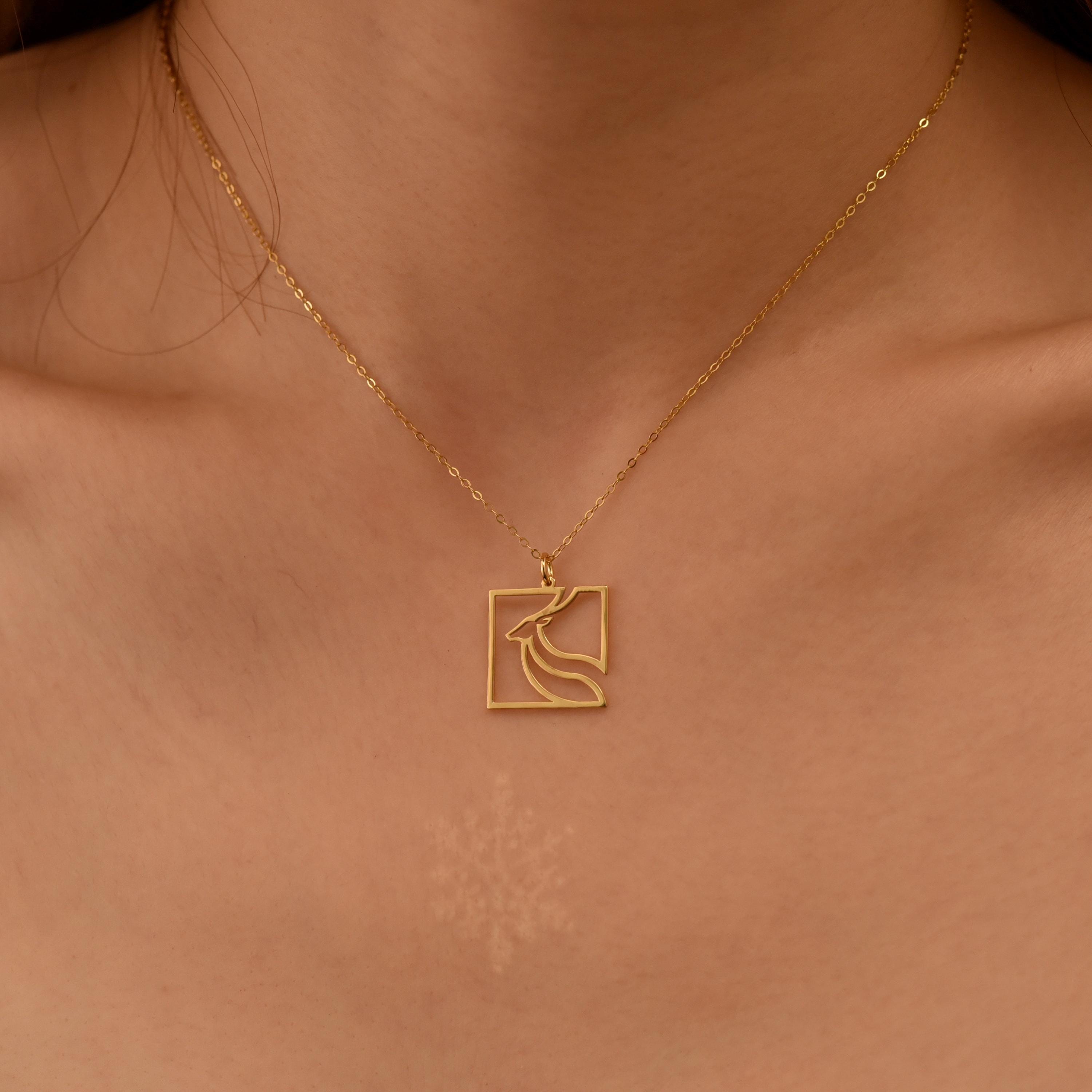 Deer Necklace