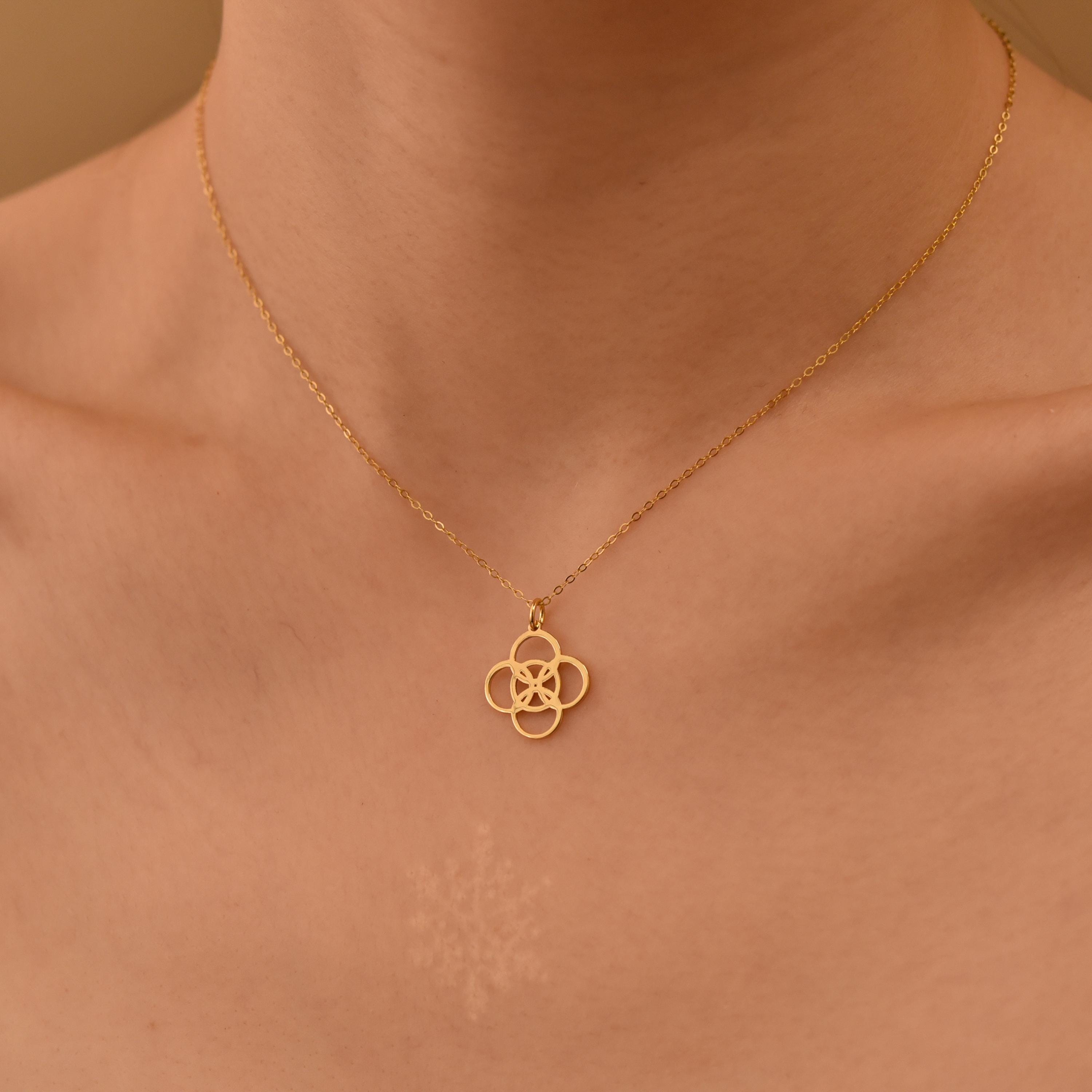 Five-Fold Celtic Knot Necklace