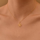 Five-Fold Celtic Knot Necklace