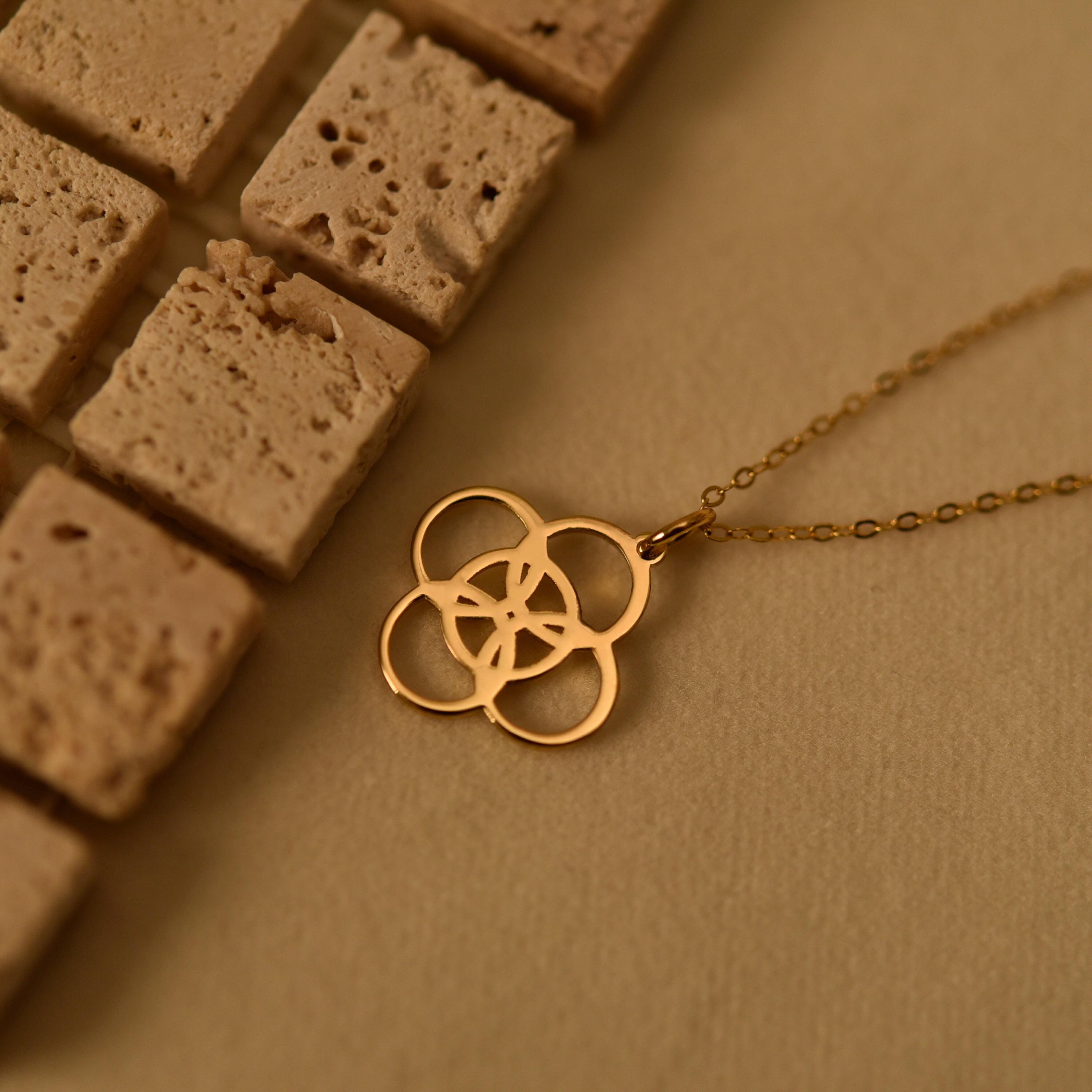 Five-Fold Celtic Knot Necklace