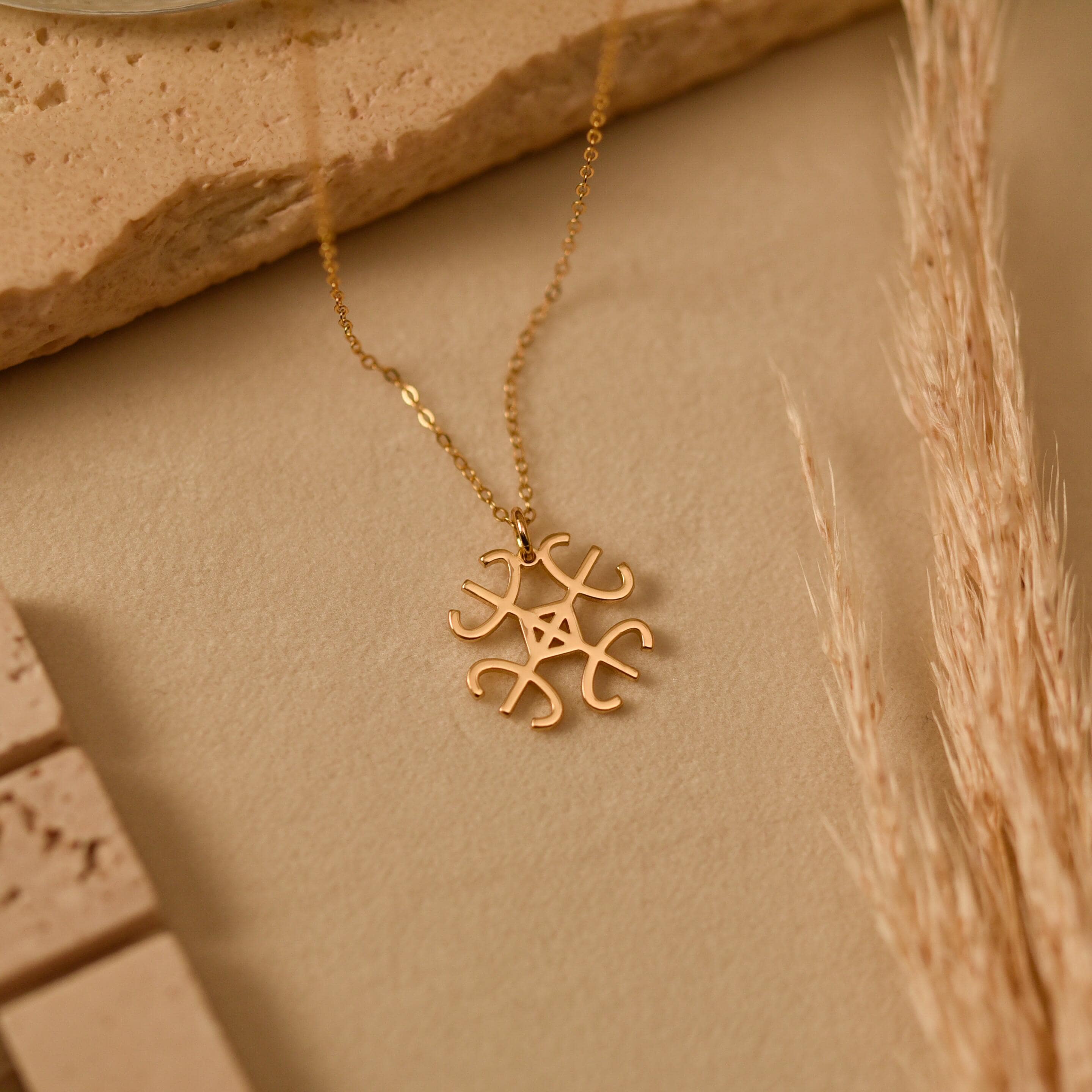 Funtunfunefu Denkyemfunefu Necklace