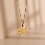 18K Gold Plated Colosseum Rome Necklace, Italian Landmark Pendant, Travel Lover Gift, Sterling Silver Base, GS0265