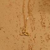Triquetra Necklace, Celtic Knot Pendant