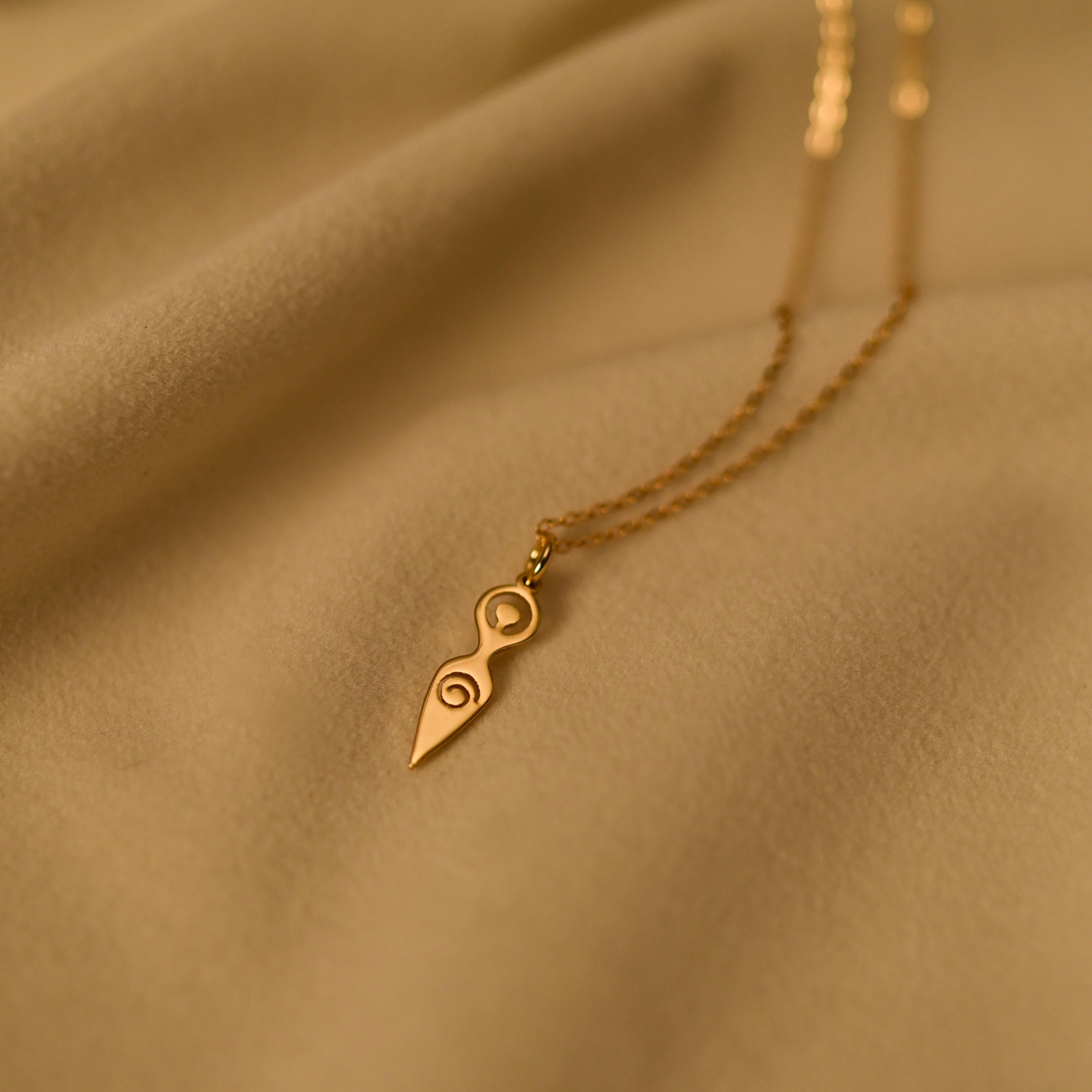 Spiral Goddess Necklace
