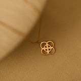 Five-Fold Celtic Knot Necklace